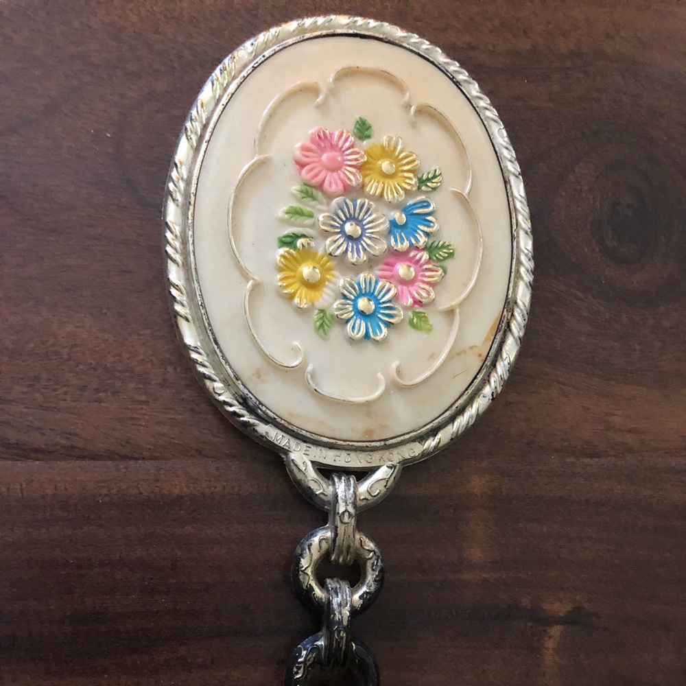 Vintage Floral Mirror